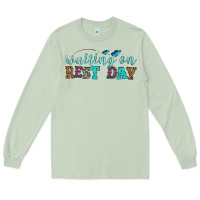 Matcha waiting on rest day Long Sleeve Tee - HRA Design Shop