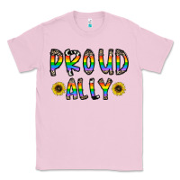 Bubblegum Pink proud ally Classic Tee - CowhideDigitalArt