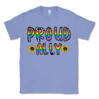 Colony Blue proud ally Classic Tee - CowhideDigitalArt