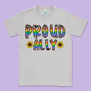 Proud Ally Classic Tee Designed By Cowhidedigitalart