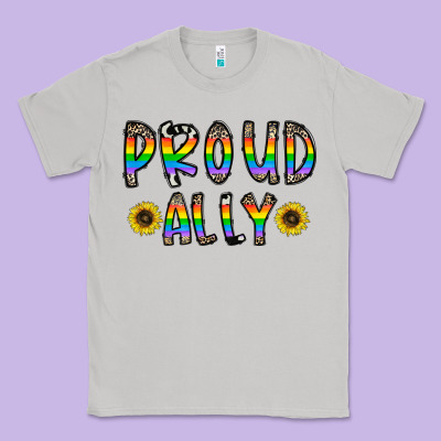 Proud Ally Classic Tee Designed By Cowhidedigitalart