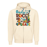 Sandshell ready to rock 3rd grade Zipper Hoodie - JahusDesignShop