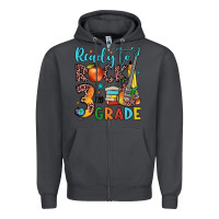Smoke ready to rock 3rd grade Zipper Hoodie - JahusDesignShop