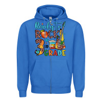 True Royal ready to rock 3rd grade Zipper Hoodie - JahusDesignShop