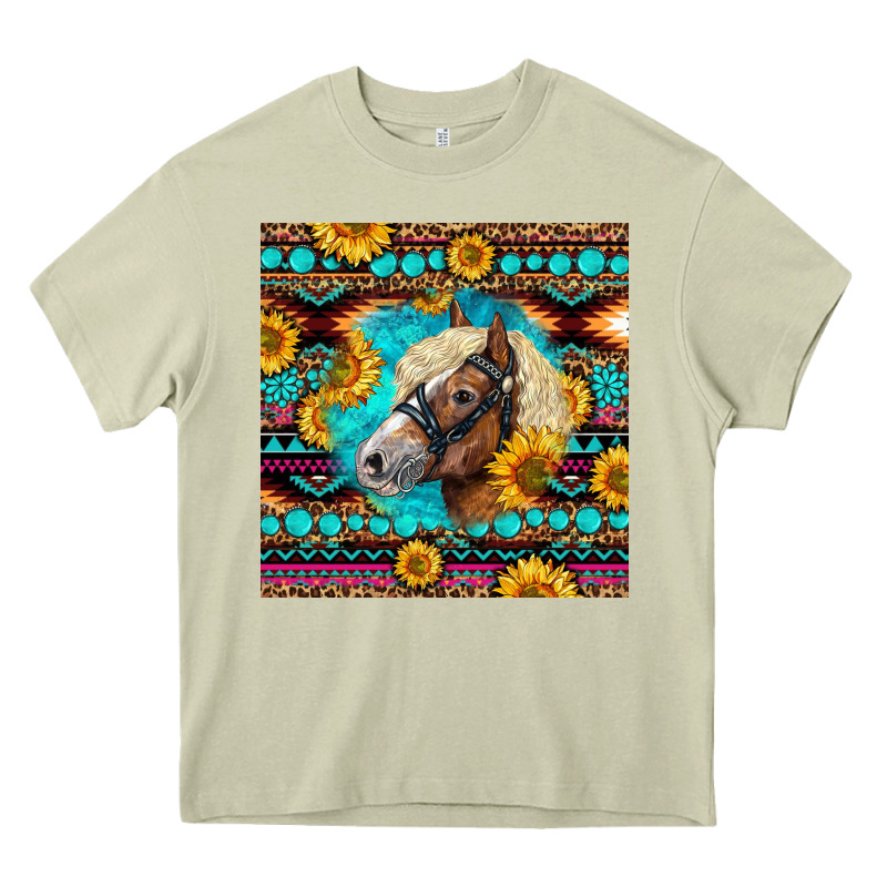 Haflinger Horse Aztec Heavy Core Tee by LillyAllenDesigns | Teevron