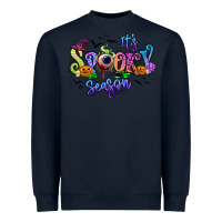 Navy It's spooky season Heavyweight Sweatshirt - RanaPortraitStore