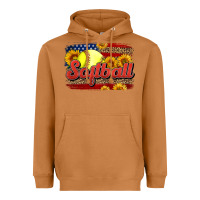 Meerkat Western American Flag Softball Heavyweight Hoodie - LillyAllenDesigns