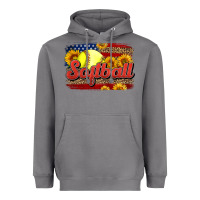 Storm Western American Flag Softball Heavyweight Hoodie - LillyAllenDesigns