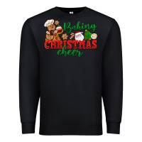 Black Baking Christmas cheer Premium Sweatshirt - NancyCooperArtShop