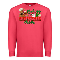 Cardinal Baking Christmas cheer Premium Sweatshirt - NancyCooperArtShop