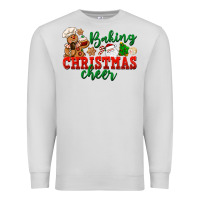 Dove Grey Baking Christmas cheer Premium Sweatshirt - NancyCooperArtShop