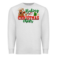 Oatmeal Heather Baking Christmas cheer Premium Sweatshirt - NancyCooperArtShop