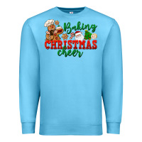 Ocean Blue Baking Christmas cheer Premium Sweatshirt - NancyCooperArtShop