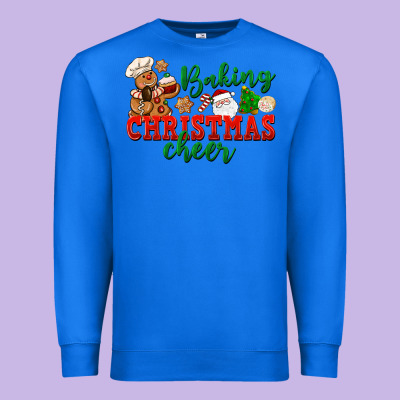Baking Christmas Cheer Premium Sweatshirt Designed By Nancycooperartshop