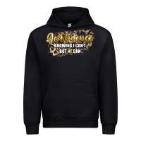 Black god fidence knowing i can't but he can Urban Hoodie - Artiststas
