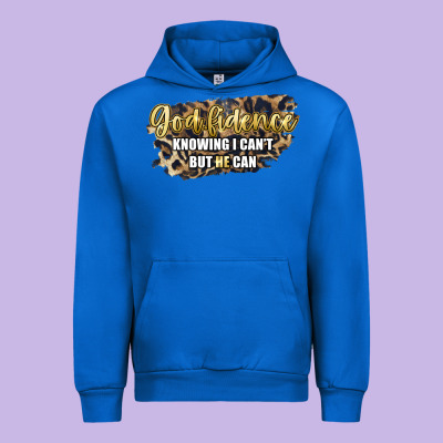 God Fidence Knowing I Can't But He Can Urban Hoodie Designed By Artiststas