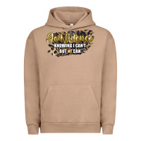 Pigment Burro god fidence knowing i can't but he can Urban Hoodie - Artiststas