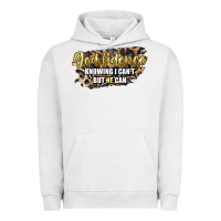 Pigment Lunar Rock god fidence knowing i can't but he can Urban Hoodie - Artiststas