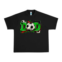 Black dad soccer Urban Heavy Tee - Zillion Design Studio