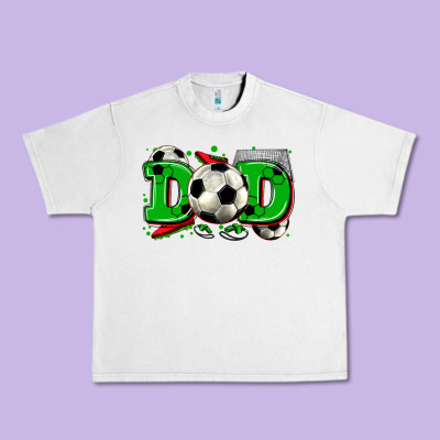 Dad Soccer Urban Heavy Tee Designed By Zillion Design Studio