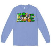 Colony Blue Love st. patricks day Long Sleeve Tee - Neo Western