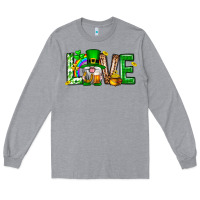 Heather Grey Love st. patricks day Long Sleeve Tee - Neo Western