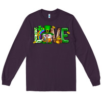 Plum Love st. patricks day Long Sleeve Tee - Neo Western
