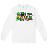 White Love st. patricks day Long Sleeve Tee - Neo Western