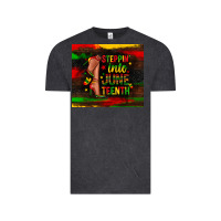 Vintage Black steppin into juneteenth Vintage Tee - Zillion Design Studio