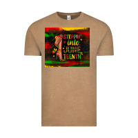 Vintage Coffee steppin into juneteenth Vintage Tee - Zillion Design Studio