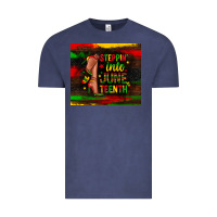 Vintage Denim steppin into juneteenth Vintage Tee - Zillion Design Studio