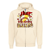 Sandshell busy raising ballers Zipper Hoodie - Artiststas