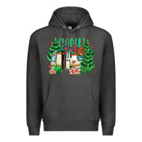 Charcoal Heather camp life Premium Hoodie - MaliasSmallBusiness