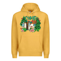 Mustard camp life Premium Hoodie - MaliasSmallBusiness