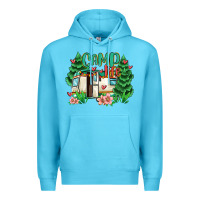 Ocean Blue camp life Premium Hoodie - MaliasSmallBusiness