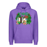 Purple camp life Premium Hoodie - MaliasSmallBusiness