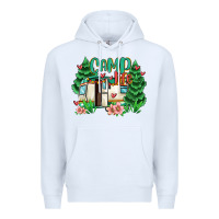 White camp life Premium Hoodie - MaliasSmallBusiness