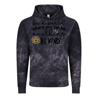 Cloud Black be kind Vintage Hoodie - Unal Design
