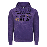 Cloud Purple be kind Vintage Hoodie - Unal Design