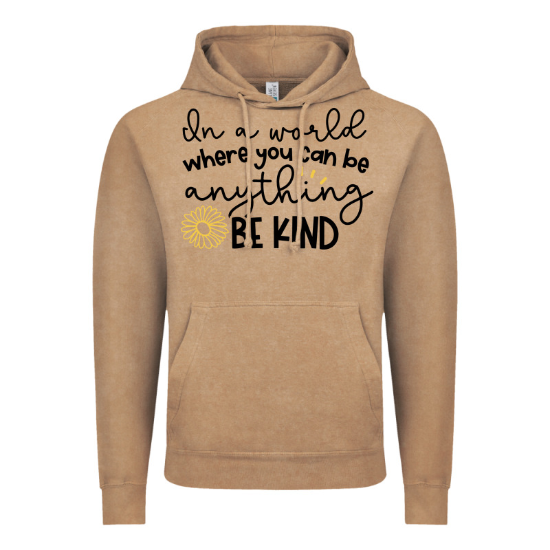 Be Kind Vintage Hoodie by Unal Design | Teevron