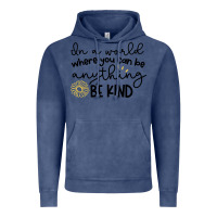 Vintage Denim be kind Vintage Hoodie - Unal Design