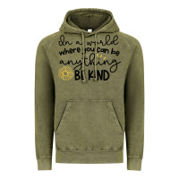 Vintage Olive be kind Vintage Hoodie - Unal Design