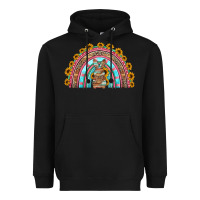 Black western easter rainbow Heavyweight Hoodie - Jasminsmagicworld