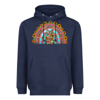 Navy western easter rainbow Heavyweight Hoodie - Jasminsmagicworld