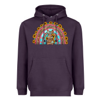 Plum western easter rainbow Heavyweight Hoodie - Jasminsmagicworld