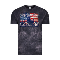 Cloud Black all gave some some gave all tbw Vintage Tee - texasbilliewilder