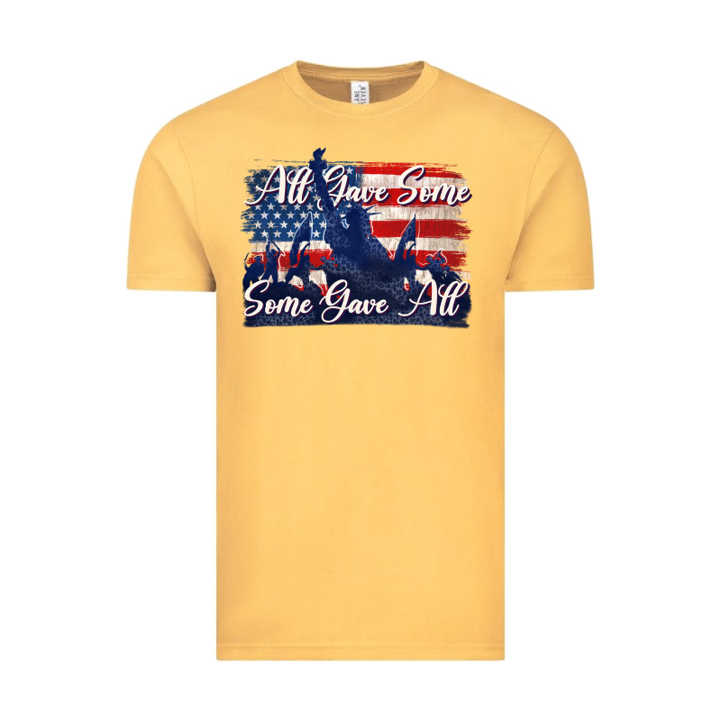All Gave Some Some Gave All Tbw Vintage Tee by texasbilliewilder | Teevron
