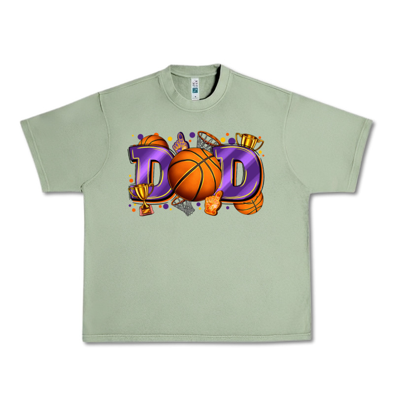 Dad Basketball Urban Heavy Tee by Zillion Design Studio | Teevron