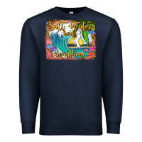 Navy salt water heals everything Premium Sweatshirt - Jasminsmagicworld