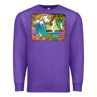 Purple salt water heals everything Premium Sweatshirt - Jasminsmagicworld